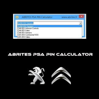 ABRITES PSA PIN Calculator
