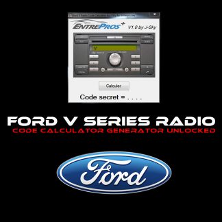 Ford V series Radio code calculator Generator
