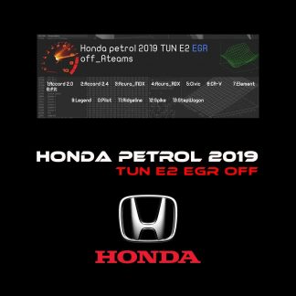 Honda petrol 2019 TUN E2 EGR off