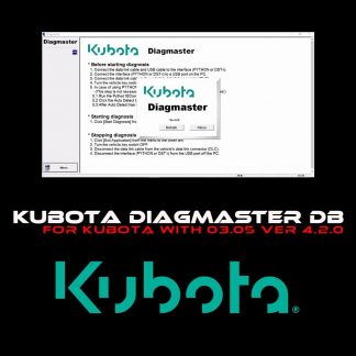 Kubota Diagmaster DB For Kubota With 03.05 Ver 4.2.0