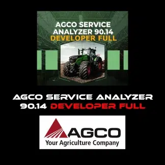 AGCO Service Analyser 90.14 Software Interface showing ECU programming