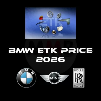 BMW ETK Price 2026 Software Interface Exploded View Diagrams