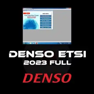 Denso ETSI 06.2023 Software Interface showing Fuel Pump Exploded View