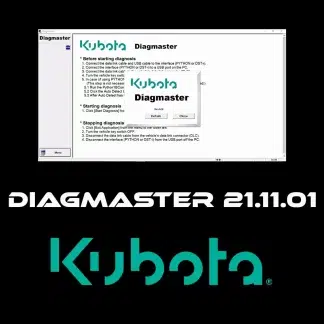 DiagMaster 21.11.01 Software Interface for Kubota Diagnostics