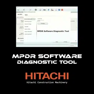 Interface logicielle Hitachi MaintenancePRO MpDr affichant les données de surveillance.