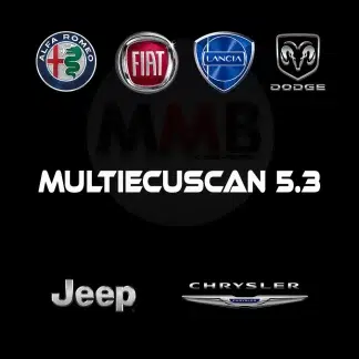 Interface logicielle Multiecuscan 5.3 affichant l'alignement Proxi sur une Alfa Romeo Giulia.