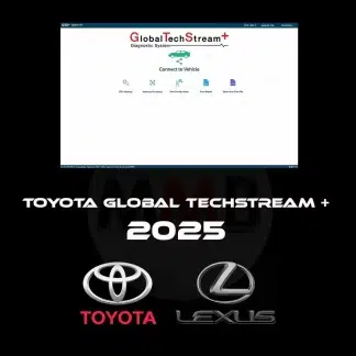 Diagnostic du système hybride Toyota avec TechStream Plus.