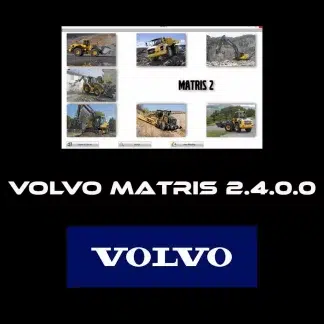 Interface logicielle Volvo MATRIS affichant un graphique de consommation de carburant et de charge moteur.