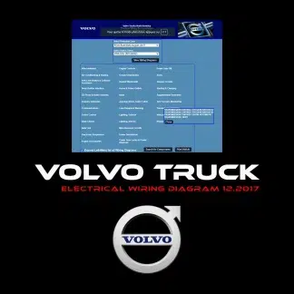 Schéma électrique Volvo FH13 haute résolution pour gestion moteur EMS.