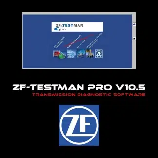 Interface logicielle ZF-Testman Pro v10.5.NOIR affichant les données d'une boîte TraXon.