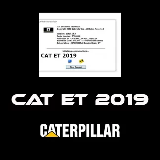 Logiciel de diagnostic Caterpillar ET 2019 interface active