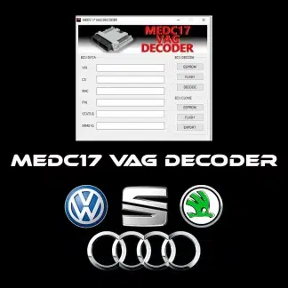 Logiciel de décodage Bosch MED17 et EDC17 pour groupe VAG